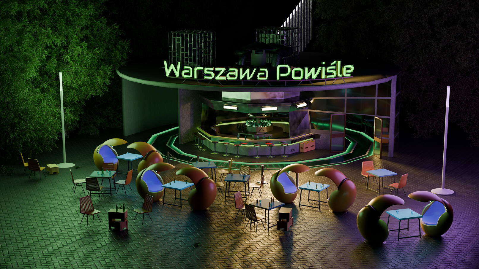 Modelling / Texturing Cyberpunk Warszawa Powiśle