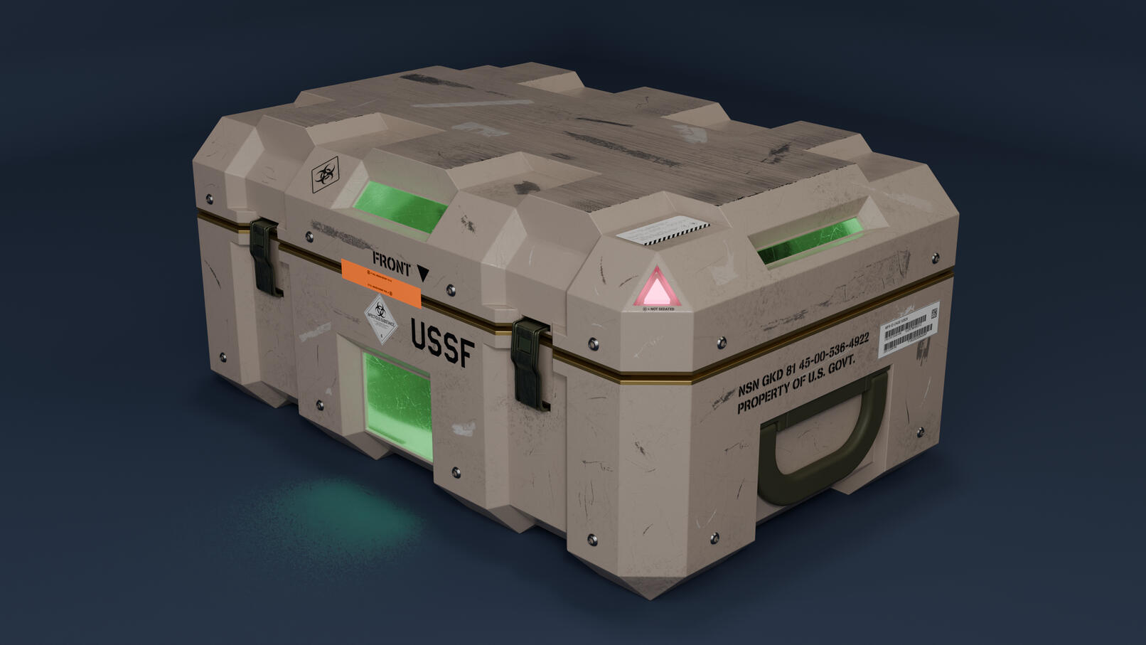 Modelling / Texturing Sci-Fi Crate